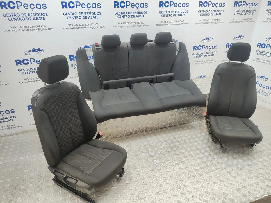 Conjunto Bancos Originais Tecido BMW Serie 1 F21 3 Portas Serie 2 F22