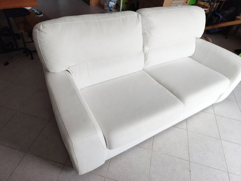 Sofá de 2/3 Lugares Confortável – Design Moderno (Creme)