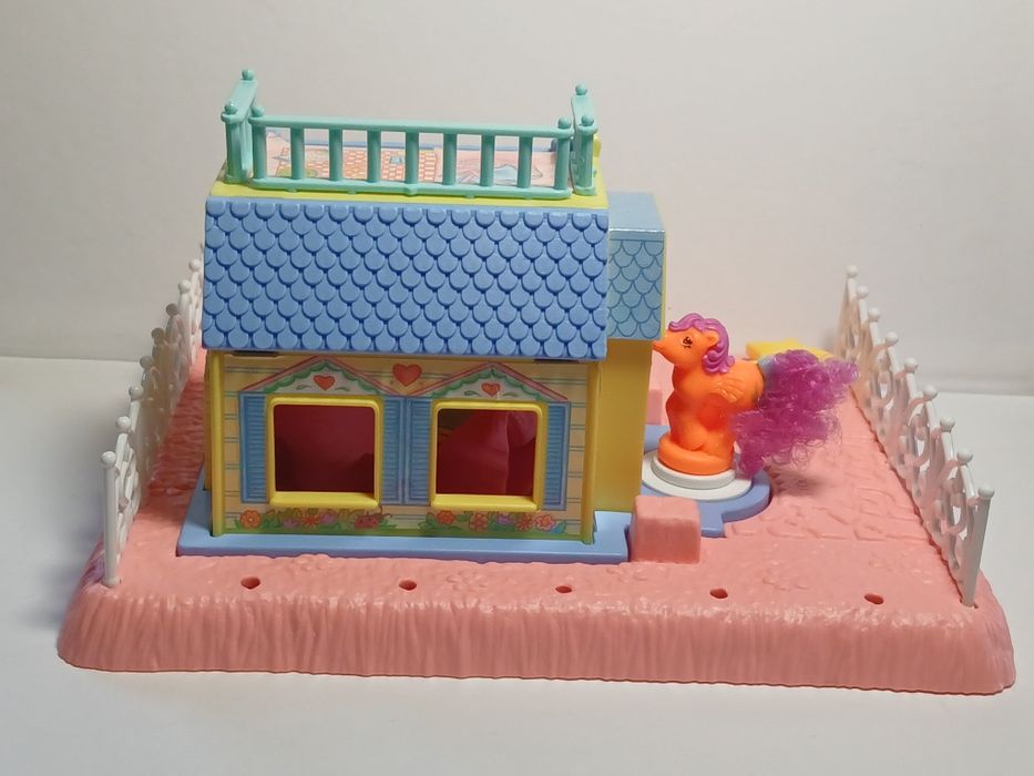 Zestaw miniaturowy domek My Little Pony 1990 rok