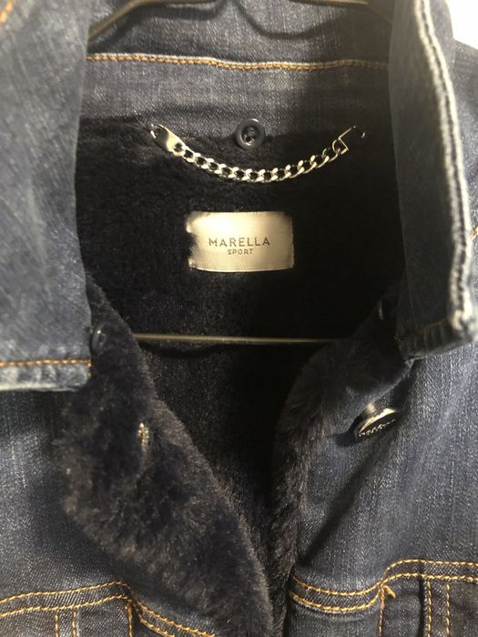 Куртка утепленная осень джинс Marela
