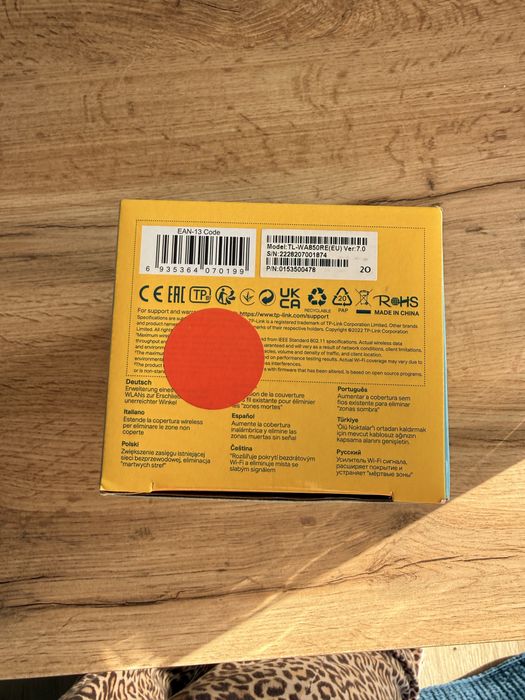 Wzamcniacz sygnalu WIFI TP-Link TL-WA850RE