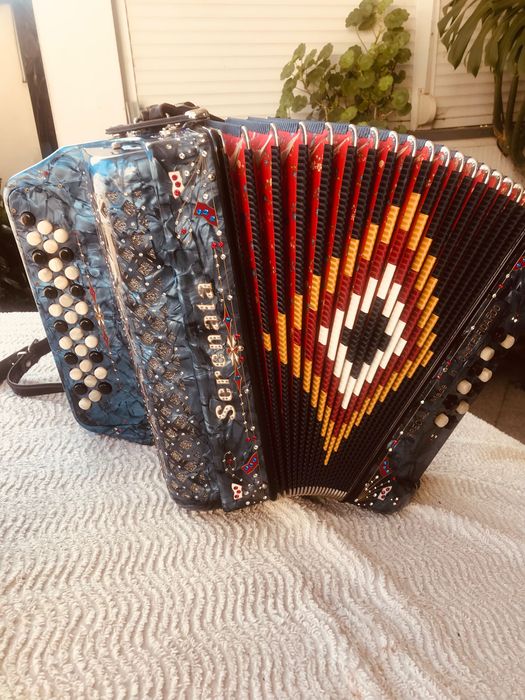 Vendo esta concertina em SOL DO FA da Famosa marca Serenata