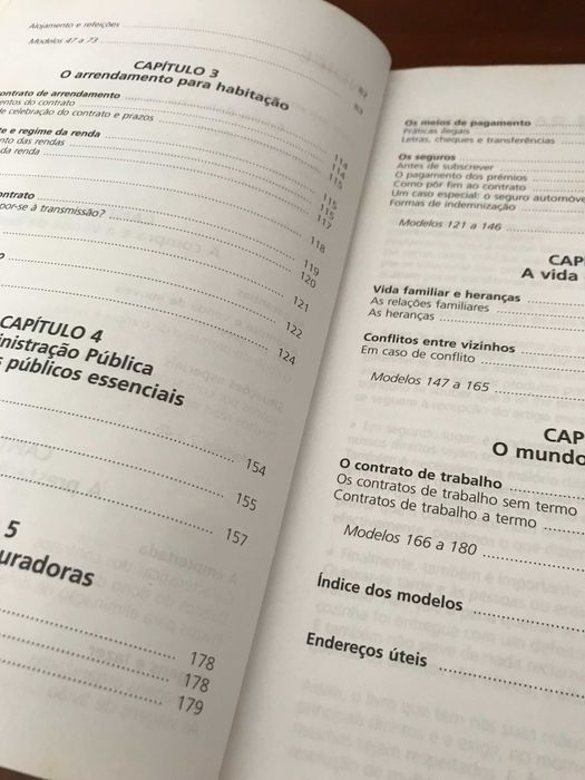 Livro/Guia "180 Modelos de Cartas" - Edições DECO Proteste