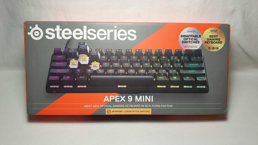 Klawiatura mechaniczna Steelseries Apex 9 mini OptiPoint stan BDB.
