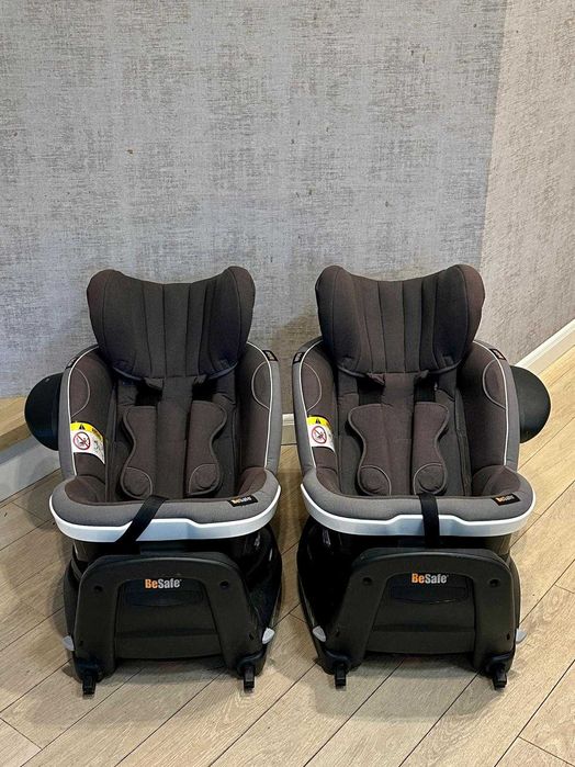 Bliźnięta Obrotowy fotelik samochodowy BeSafe iZi Turn i-Size