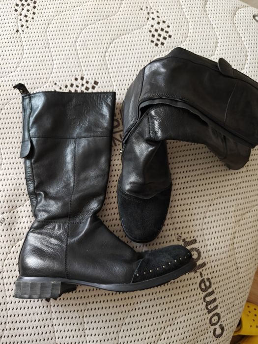 Чоловічі шкіряні сапоги 45 р