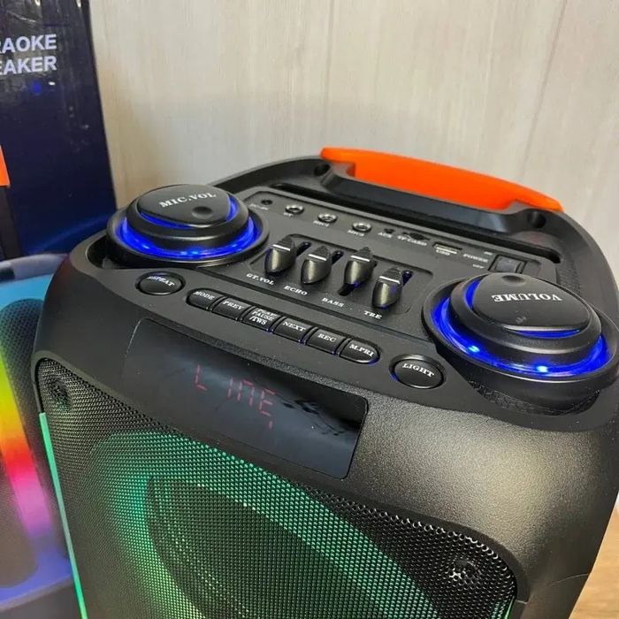 Bluetooth колонка Wireless Speaker TTD 40W с микрофоном и подсветкой