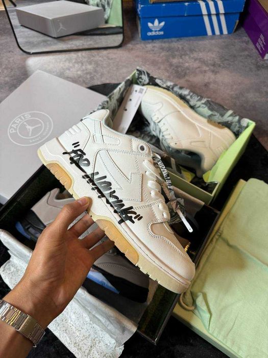 (БЕЗ ПЕРЕДОПЛАТИ)Off white office For walking оф вайт білі