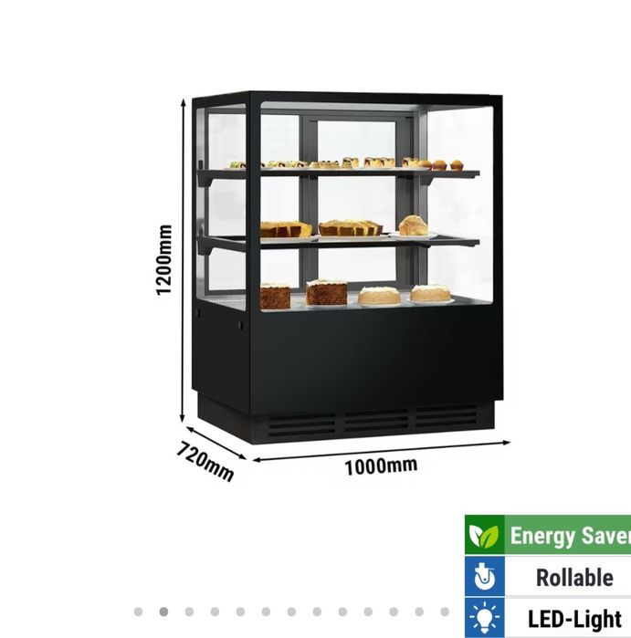 Witryna chłodnicza panoramiczna