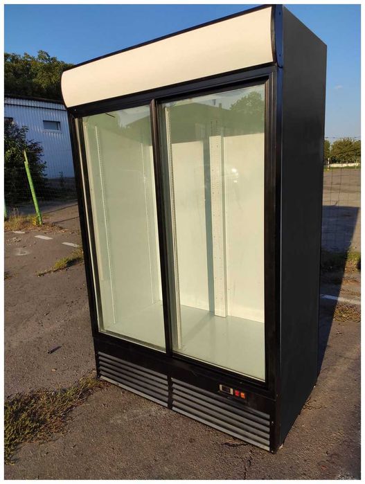Холодильна шафа вітрина Інтер 1250 Антрацит. Гарантія,Сервіс на місці!