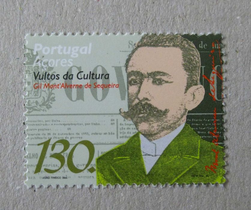 Série nº 2266/67 – Vultos da Cultura – Açores  1995