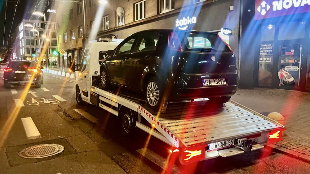 Pomoc Drogowa laweta Gdynia 24h