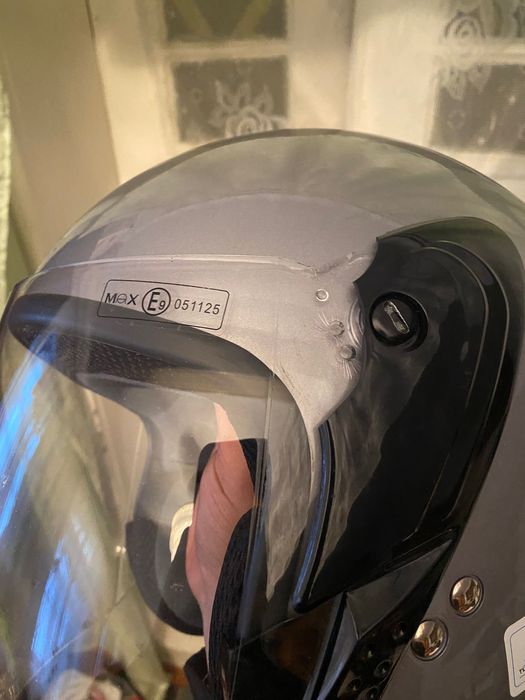 Мото шлем без бороды