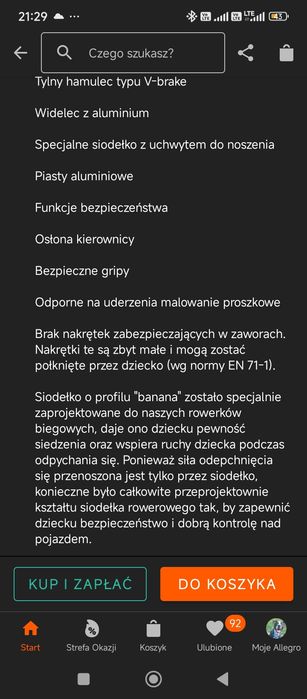 Rowerek biegowy Puky LR RIDE