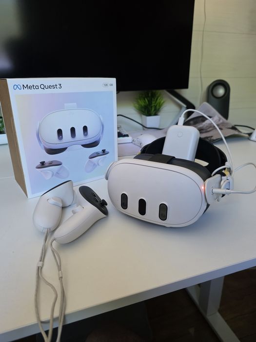 Meta Quest 3 com powerbank