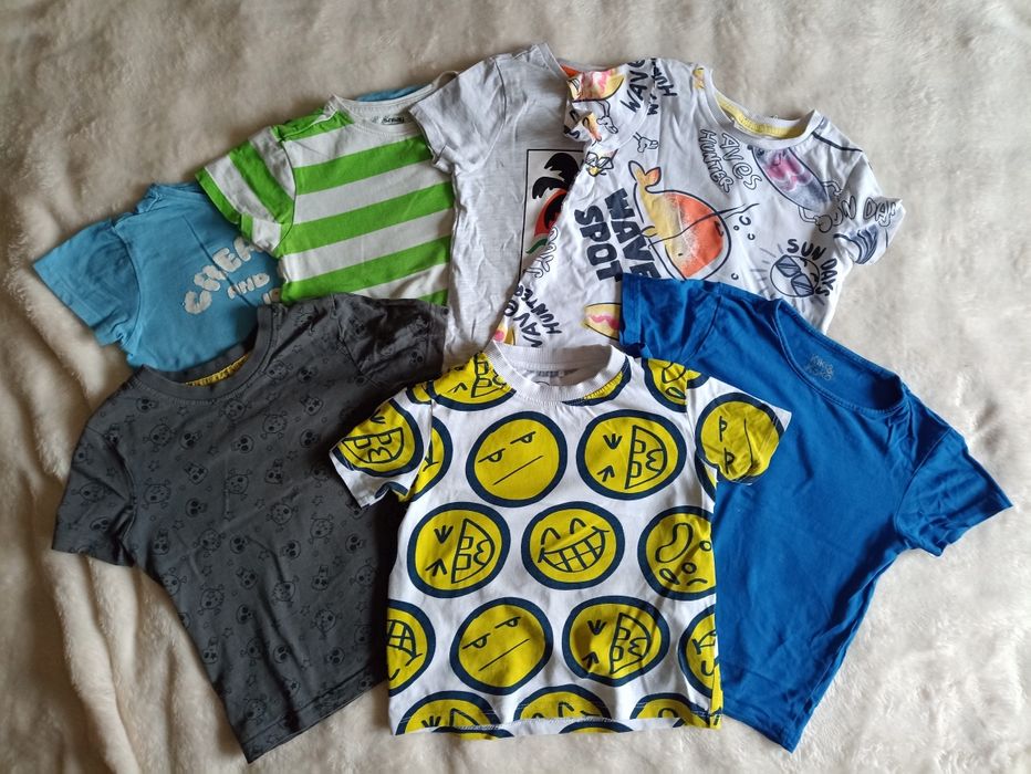 Koszulki T-shirty chłopięce 98