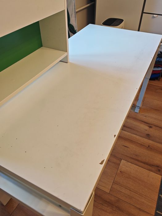 Biurko IKEA PAHL 128x58 cm z nadstawką