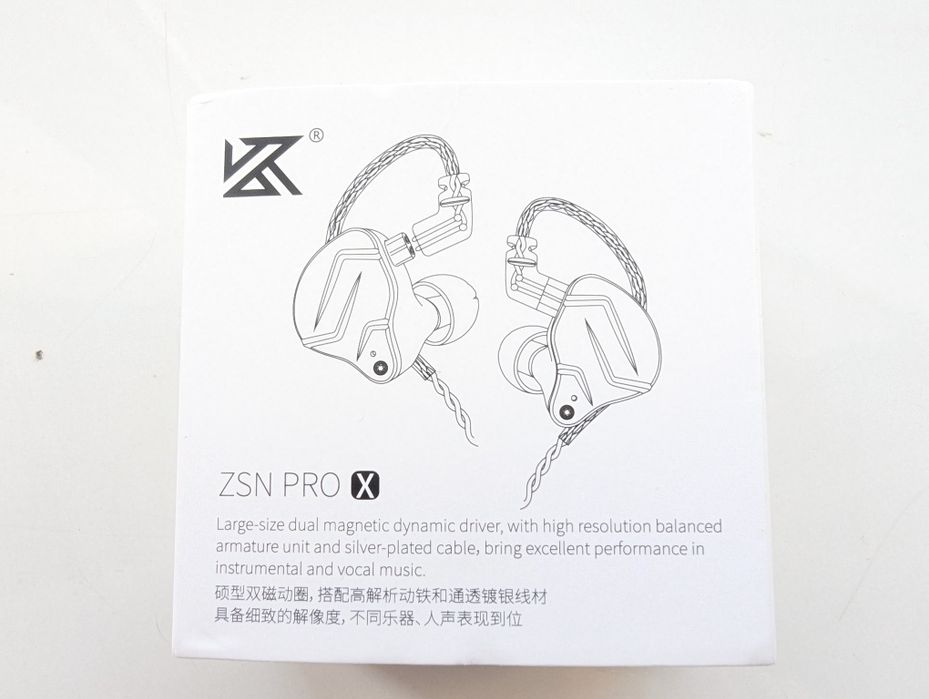Новые! Гибридные наушники KZ Audio ZSN Pro X. 1DD+1BA