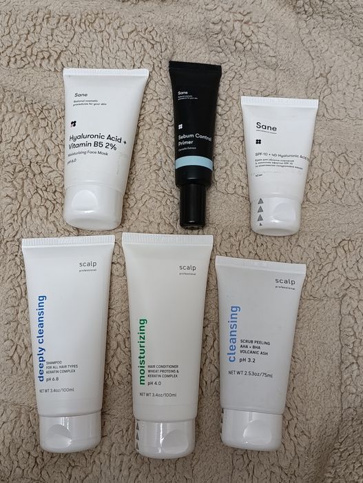 Косметика доглядова sane scalp косметика сейн / шампунь та бальзам
