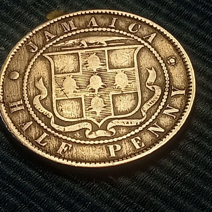 moeda jamaica Victoria  Queem 1895