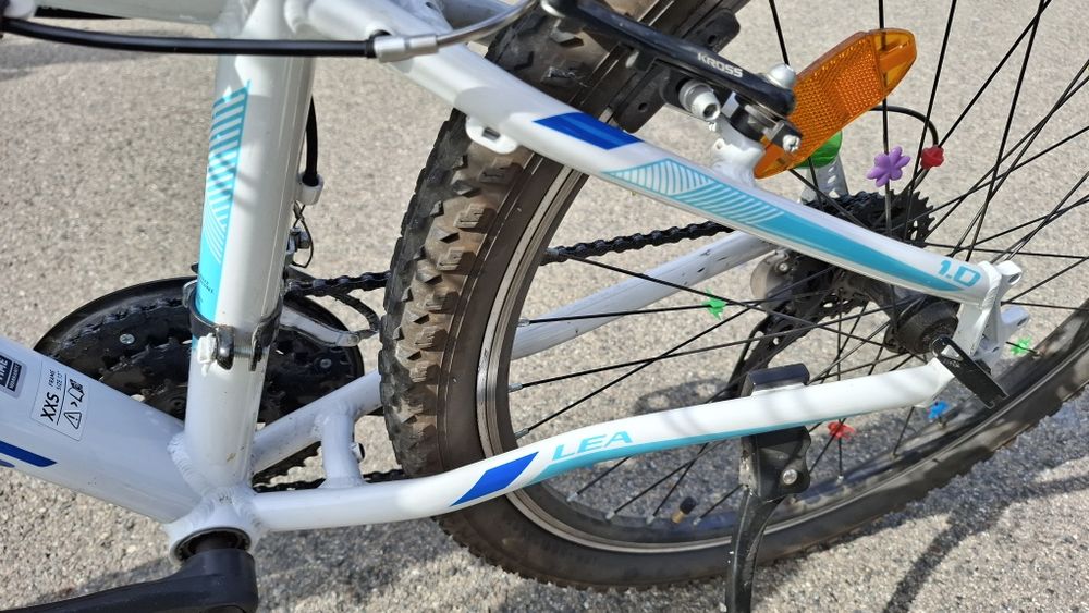 Rower Kross Lea 1.0 XXS z dodatkowym osprzętem