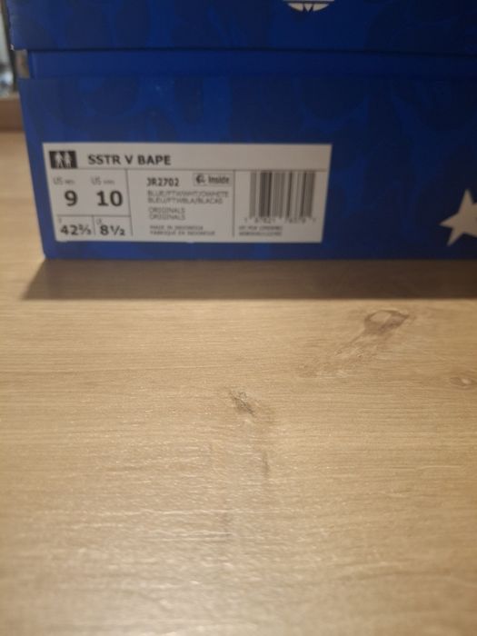 Adidas superstar x Bape