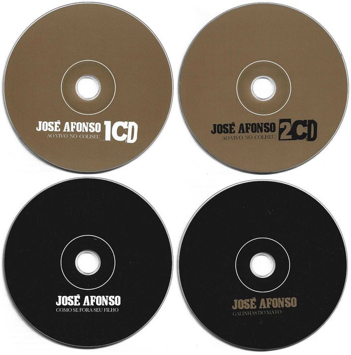 José Afonso	- - - - -		As Últimas Gravações	- - - - -	4 X CD