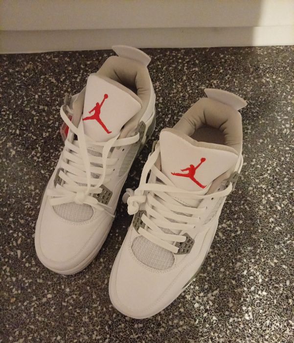 Buty Air Jordan 4 Retro White Oreo - Rozmiar 43 - Nowe z pudełkiem