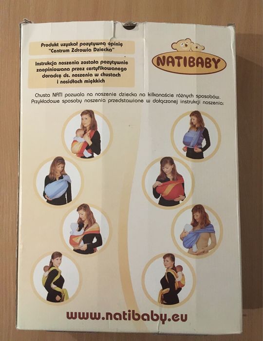 NATIBABY chusta tkana NATI