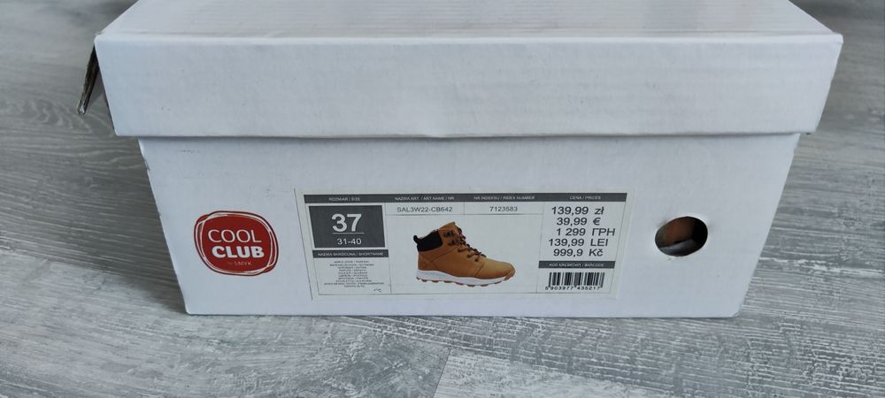 Cool Club buty chłopięce trzewiki 37