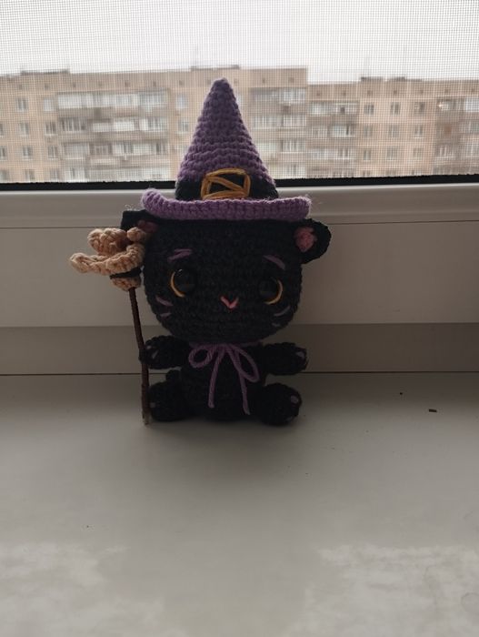 М'яка Іграшка В'язане Кошеня