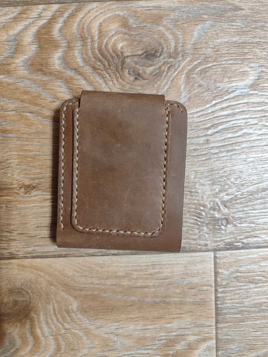 Шкіряний гаманець з монетницею. Кошелек мужской кожаный