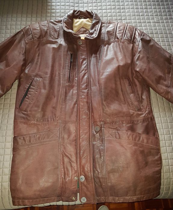 Casaco cabedal  homem