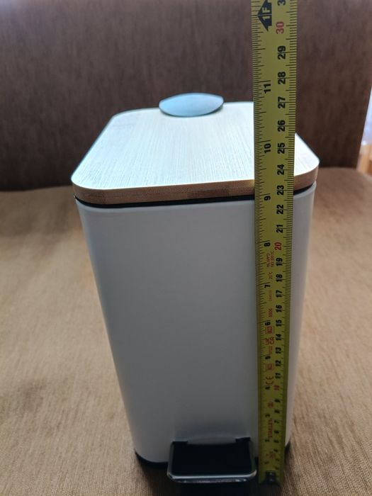 Kosz na śmieci biały