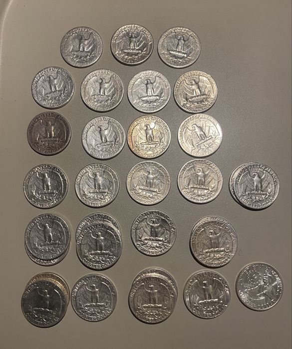 Moedas U.S.A. - 1/4 dolar Prata