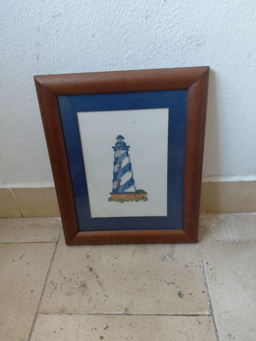 Quadro antigo com imagem do farol