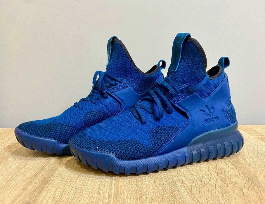 Adidas blue tubular outlet