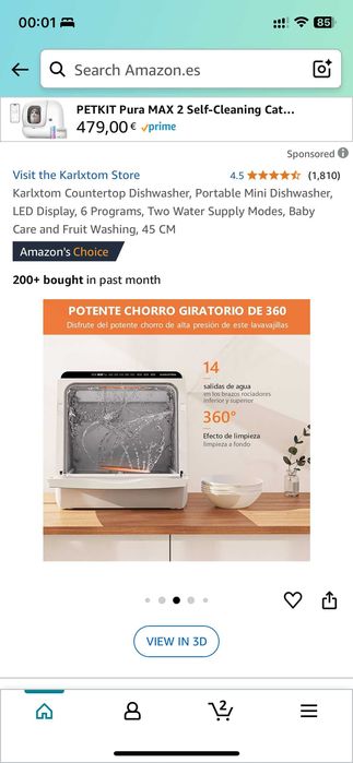 Karlxtorm Countertop Dishwasher – Compact, Powerful & Like New!