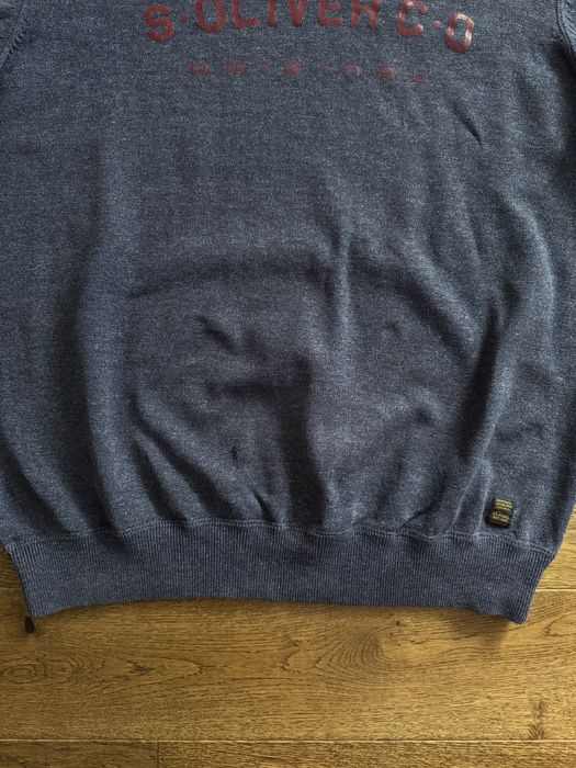 Granatowa (melanz) bluza sOliver rozmiar XXL