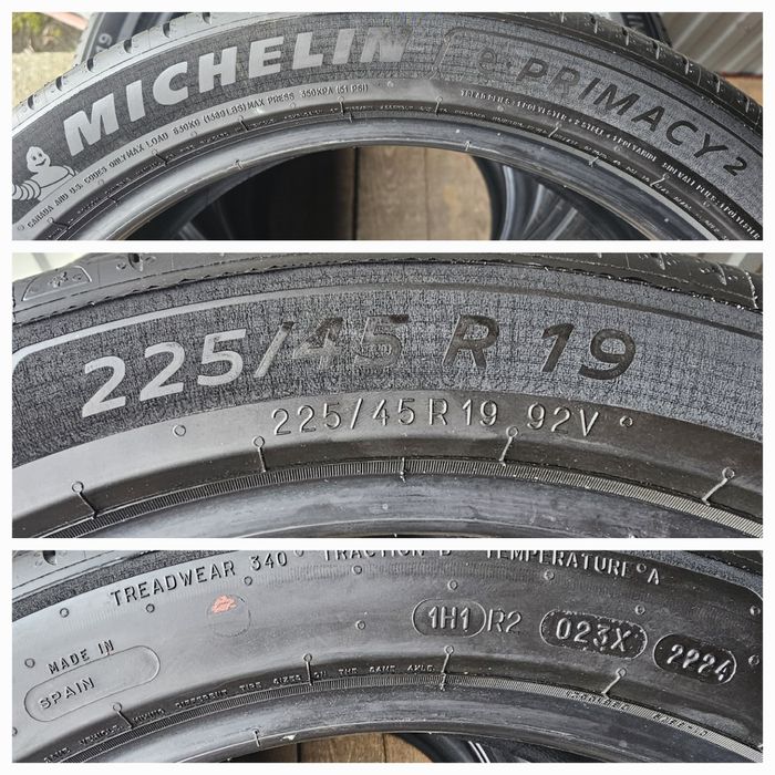 Michelin e.Primacy 2 225/45r19 92V