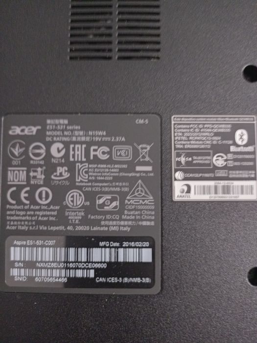 Ноутбук Acer ES1-531-C007