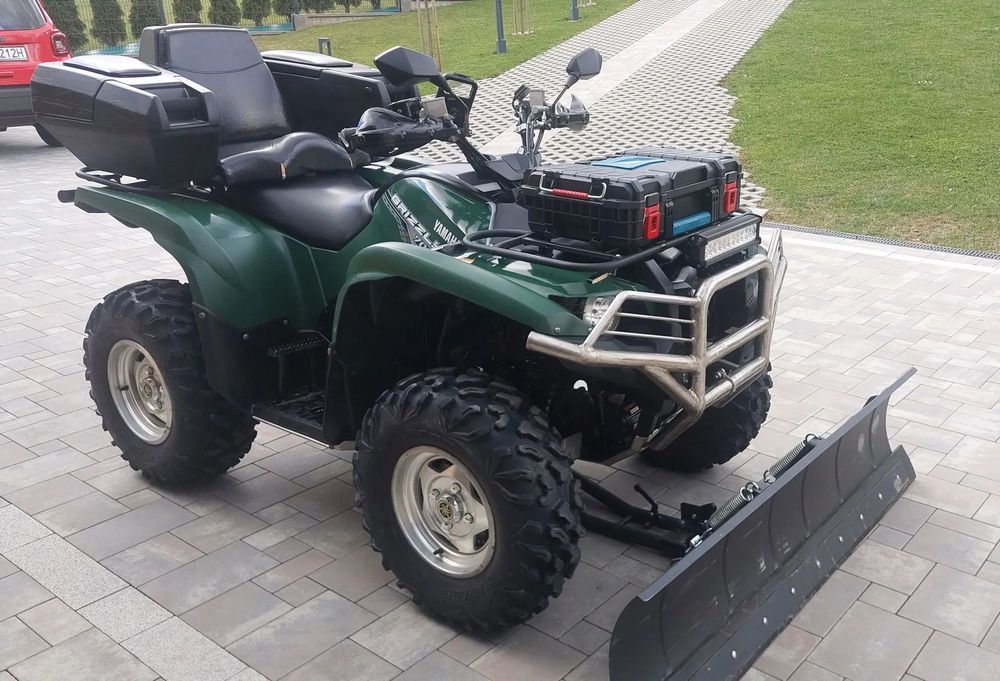 Yamaha Grizzly Yamaha Grizzly 700 2014r Zarejestrowany Kufer Pług Wycią.