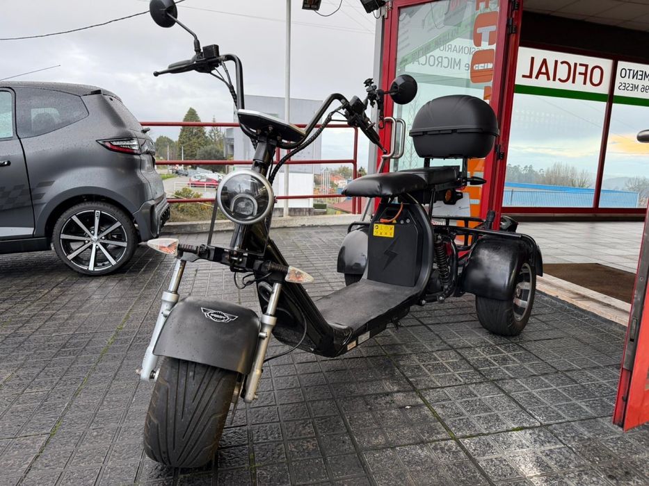 E scooter elétrica de 3 rodas- Hecht Citis Max (estilo “citycoco”)