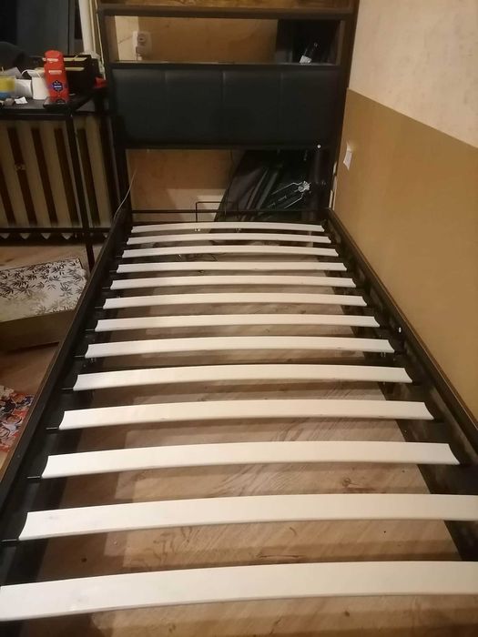 Nowe łóżko młodzieżowe rustykalne loft 90x200
