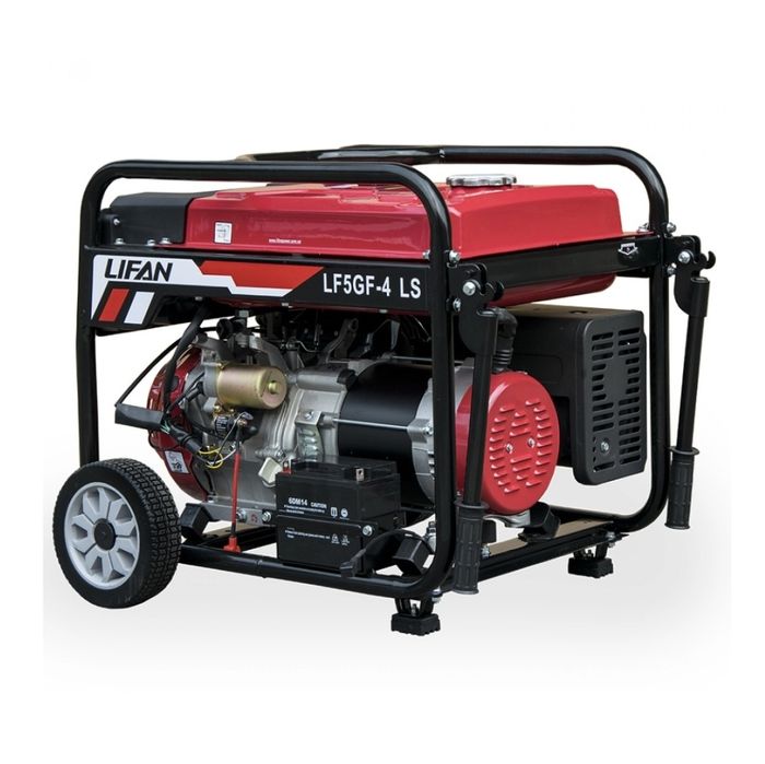 Генератор LIFAN 5 кВт. LF5GF-4LS (ГАЗ-БЕНЗИН) с электростартером