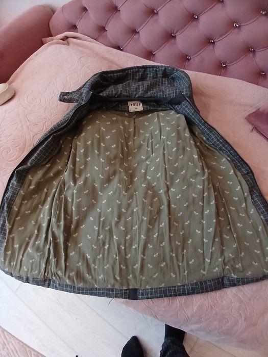 Зимове стьобане пальто для хлопчика розмір 130