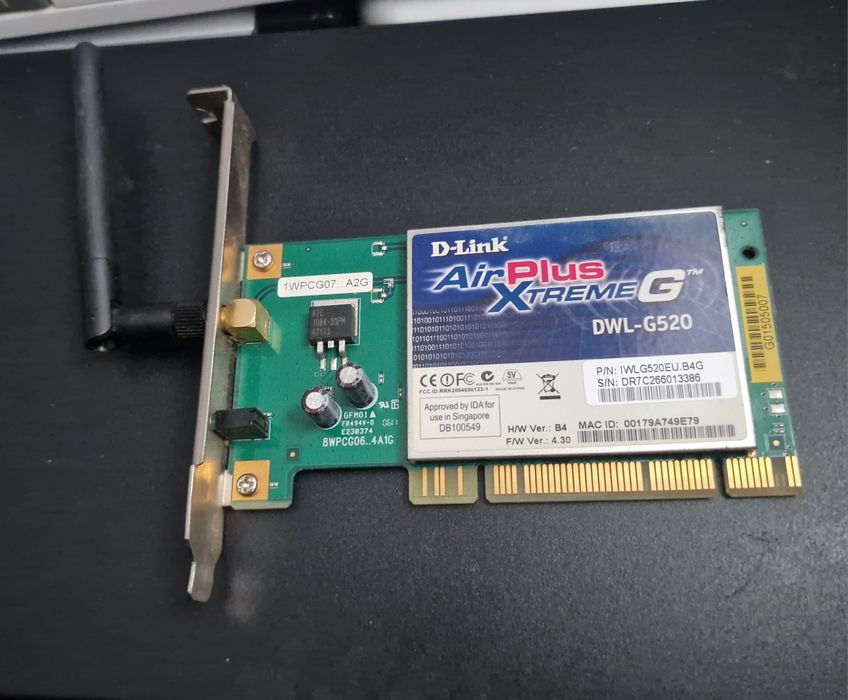 Плата wifi Беспроводной PCI адаптер D-link