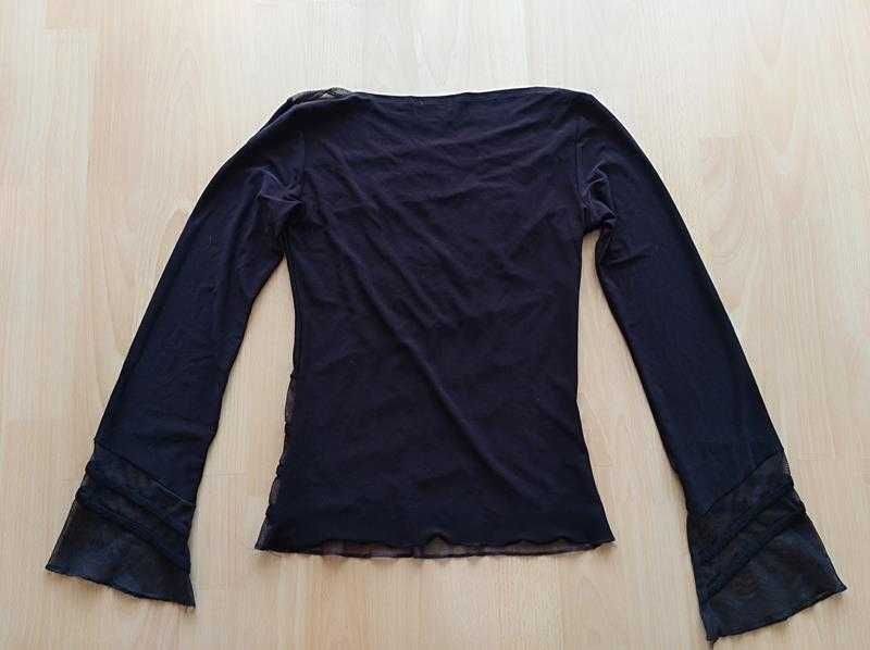 Cienka bluzka damska , przezroczysta, elegancka rozmiar S