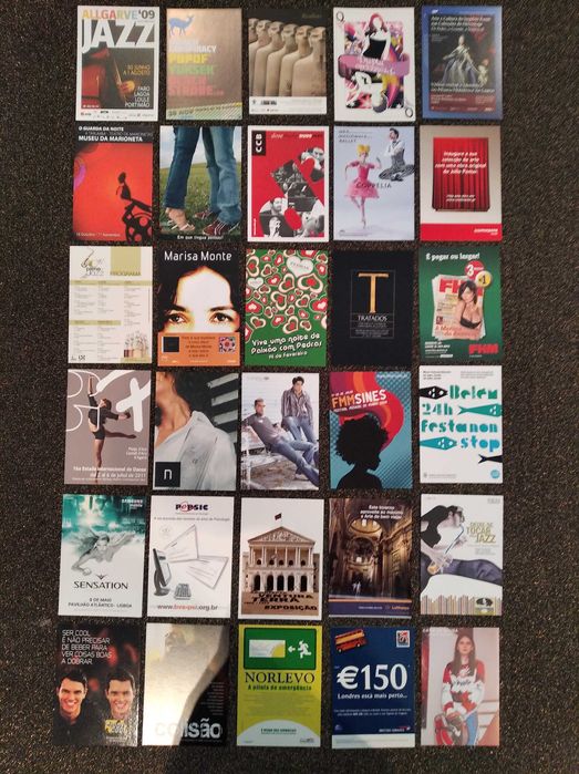 52 postais publicitários (incluindo antigos e estrangeiros)