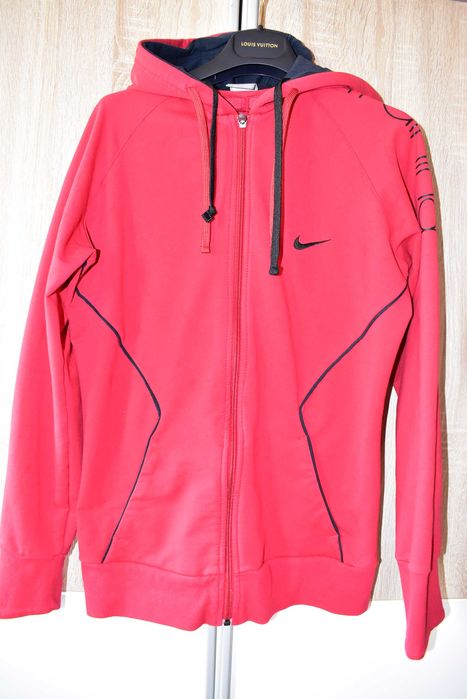 Czerwona bluza z kapturem Nike ( L )